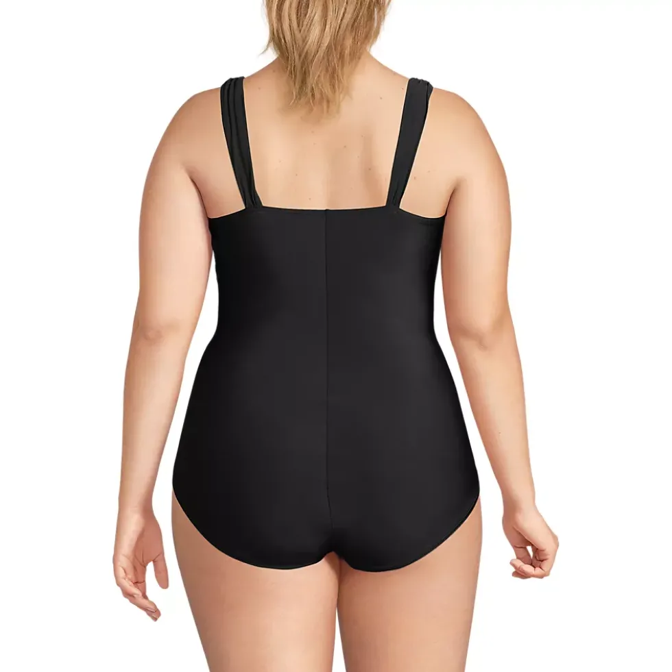 Women's SlenderSuit Grecian Low Leg One Piece Swimsuit