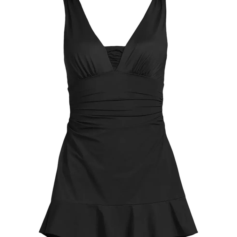 Women's SlenderSuit Grecian Mini Swim Dress
