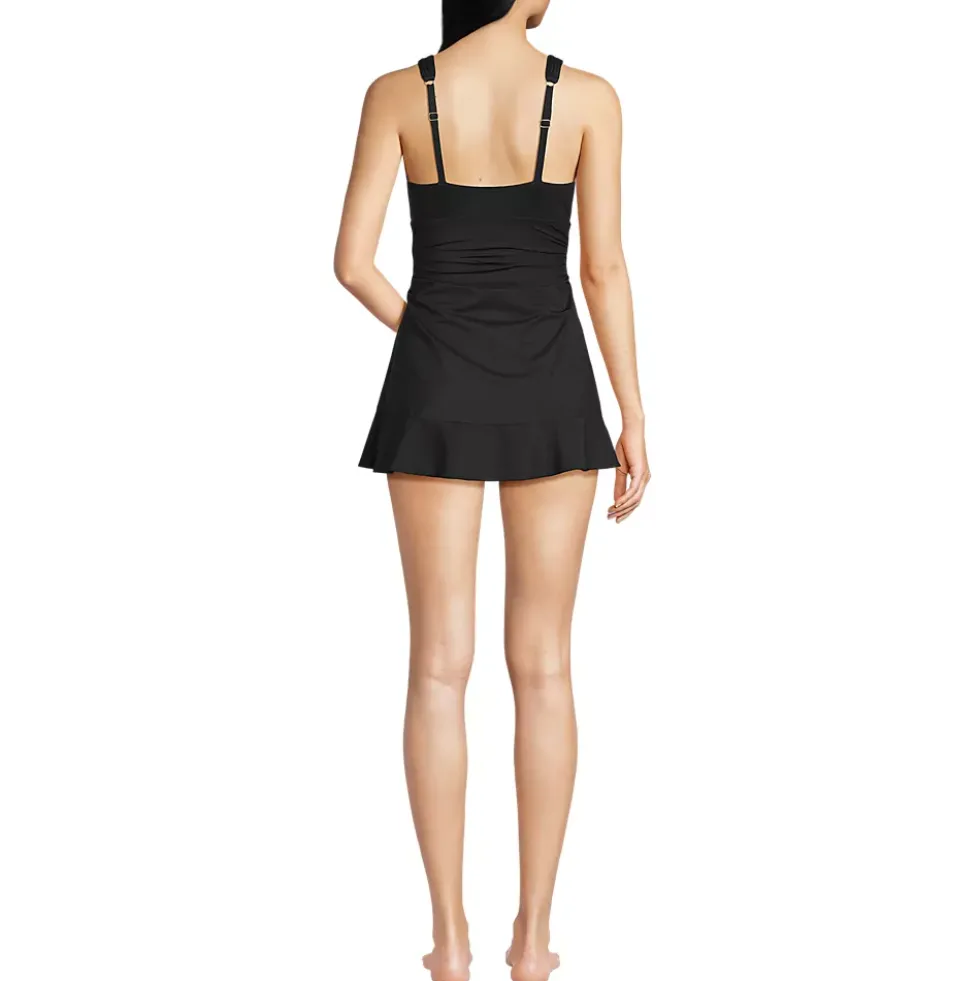 Women's SlenderSuit Grecian Mini Swim Dress