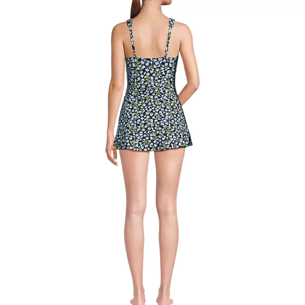 Women's SlenderSuit Grecian Mini Swim Dress