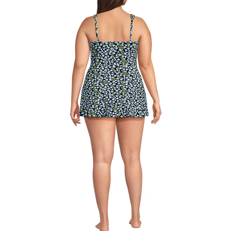 Women's SlenderSuit Grecian Mini Swim Dress