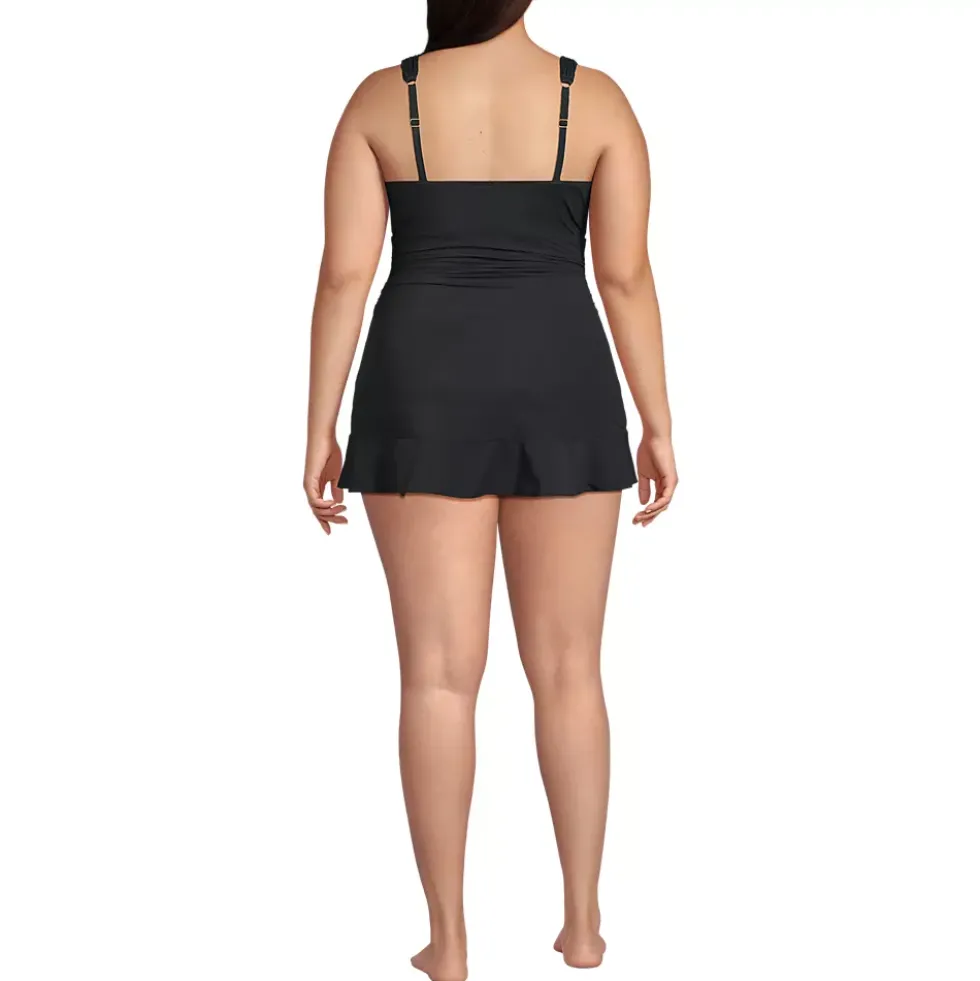 Women's SlenderSuit Grecian Mini Swim Dress