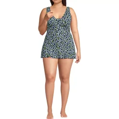 Women's SlenderSuit Grecian Mini Swim Dress