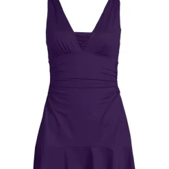 Women's SlenderSuit Grecian Mini Swim Dress