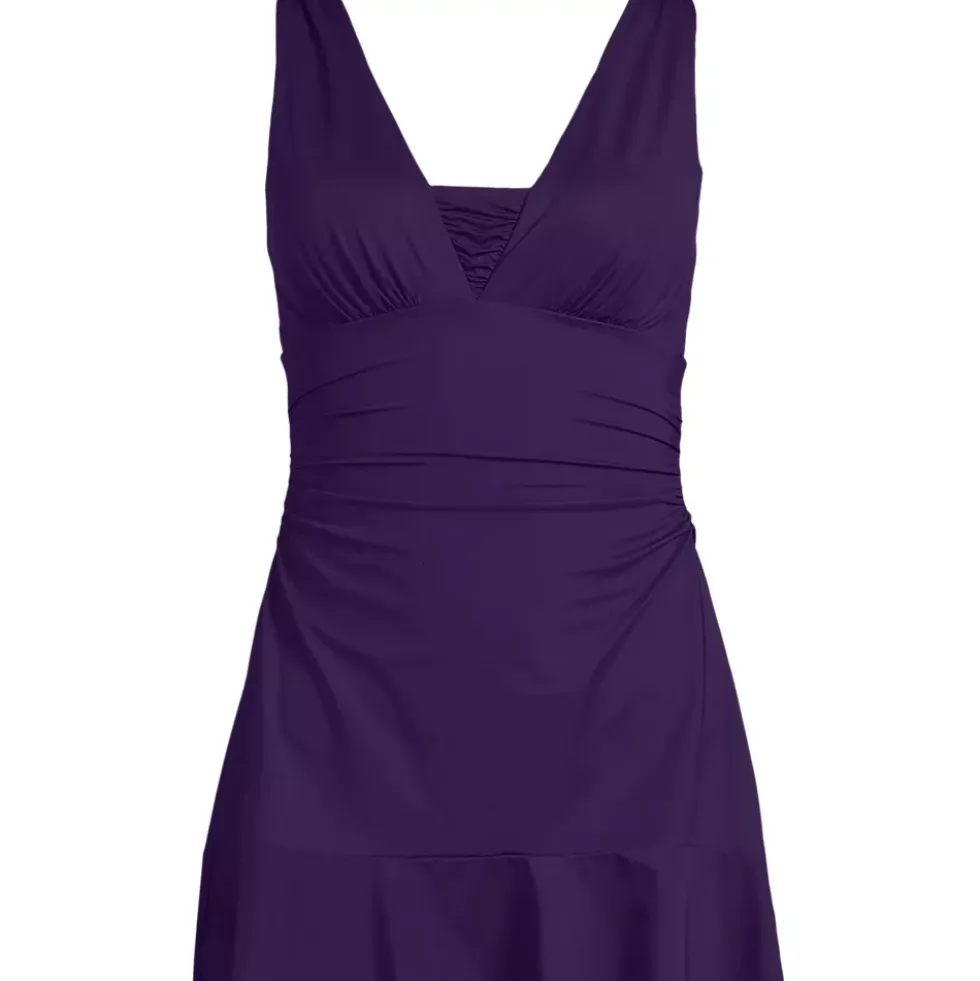Women's SlenderSuit Grecian Mini Swim Dress