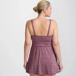 Women's SlenderSuit Shine U-Wire Swim Dress Swimsuit