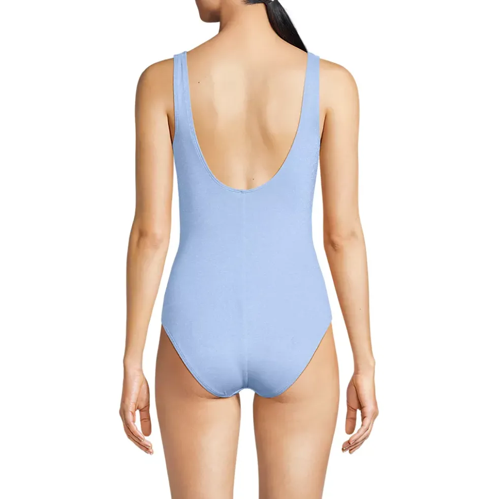 Women's SlenderSuit Shine Wrap One Piece Swimsuit
