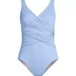 Women's SlenderSuit Shine Wrap One Piece Swimsuit