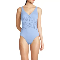 Women's SlenderSuit Shine Wrap One Piece Swimsuit