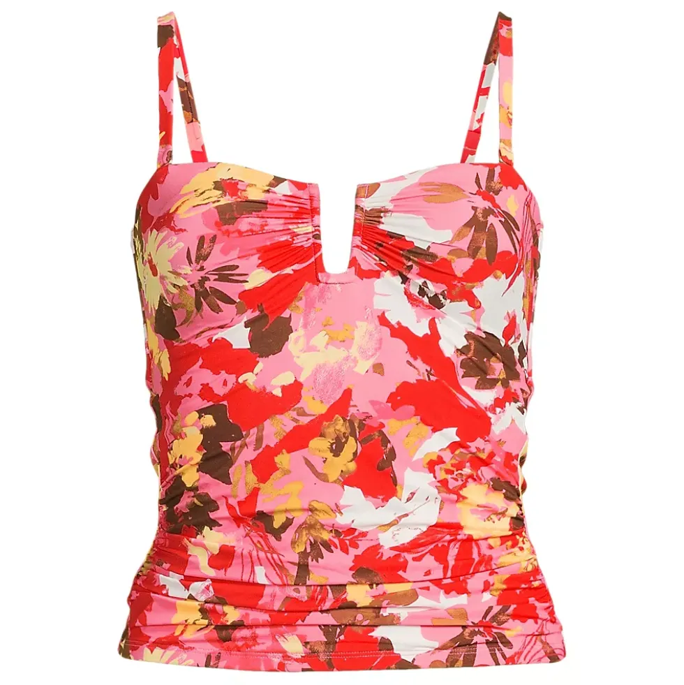 Women's SlenderSuit U-Wire Bandeau Tankini Top