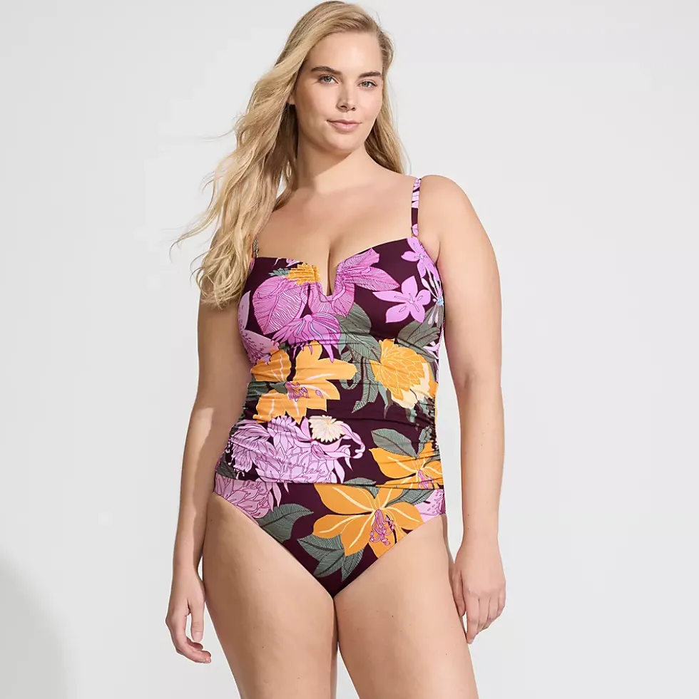 Women's SlenderSuit U-Wire Bandeau Tankini Top