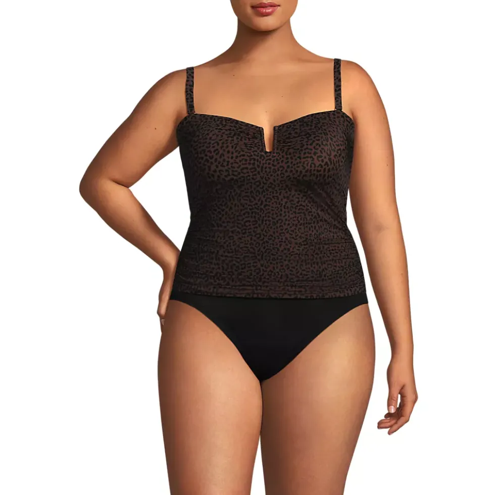 Women's SlenderSuit U-Wire Bandeau Tankini Top