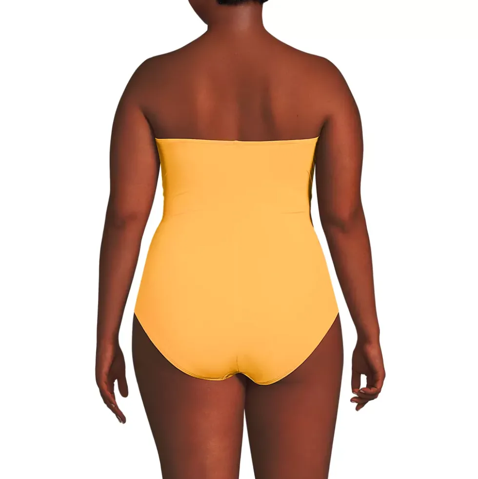 Women's SlenderSuit U-Wire Bandeau One Piece Swimsuit