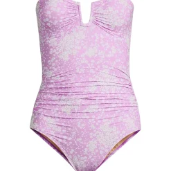 Women's SlenderSuit U-Wire Bandeau One Piece Swimsuit