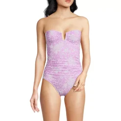 Women's SlenderSuit U-Wire Bandeau One Piece Swimsuit