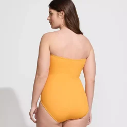 Women's SlenderSuit U-Wire Bandeau One Piece Swimsuit