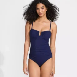 Women's SlenderSuit U-Wire Bandeau One Piece Swimsuit