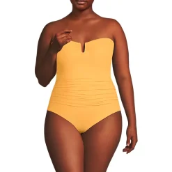 Women's SlenderSuit U-Wire Bandeau One Piece Swimsuit