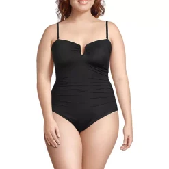 Women's SlenderSuit U-Wire Bandeau One Piece Swimsuit