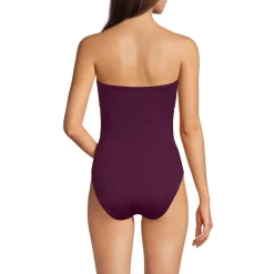 Women's SlenderSuit Wrap Bandeau One Piece Swimsuit