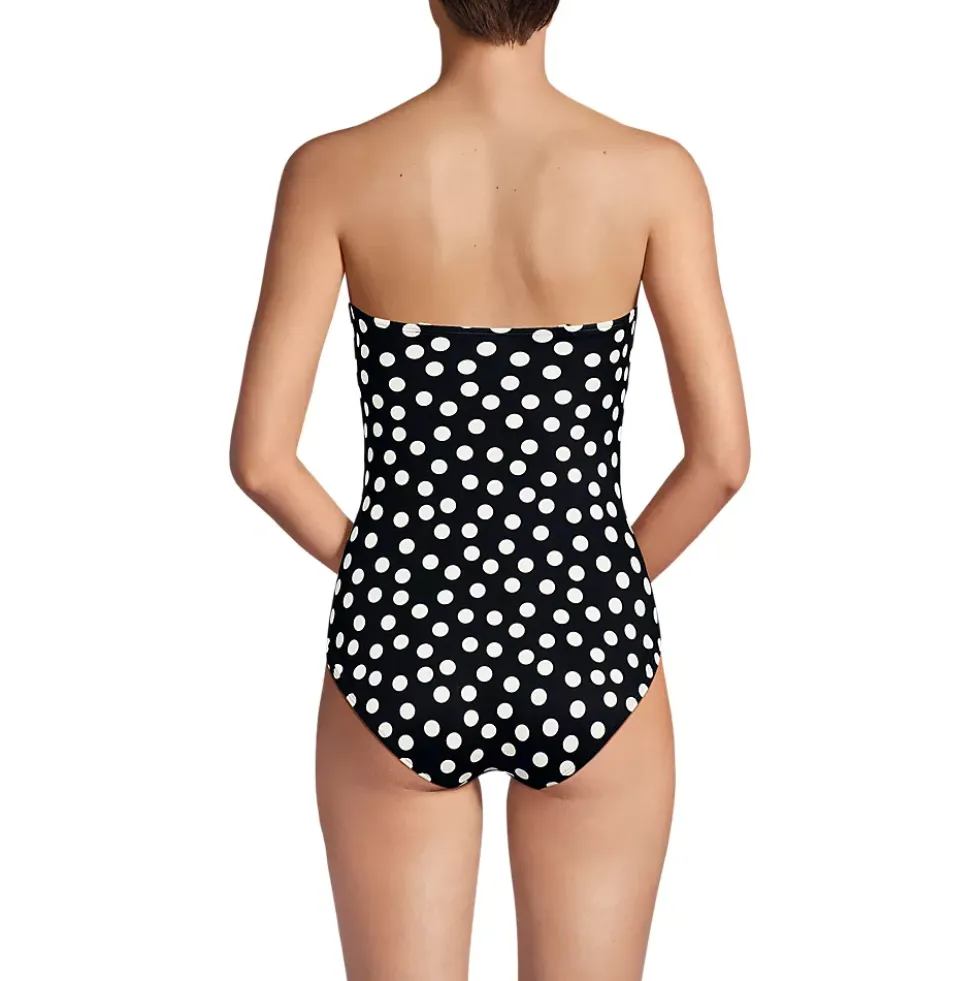 Women's SlenderSuit Wrap Bandeau One Piece Swimsuit