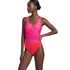 Women's SlenderSuit Wrap One Piece Swimsuit