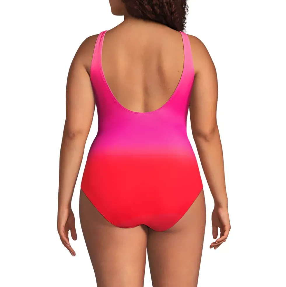Women's SlenderSuit Wrap One Piece Swimsuit