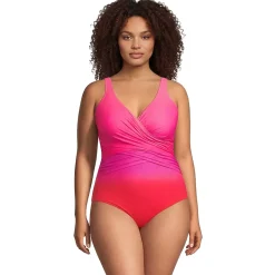 Women's SlenderSuit Wrap One Piece Swimsuit