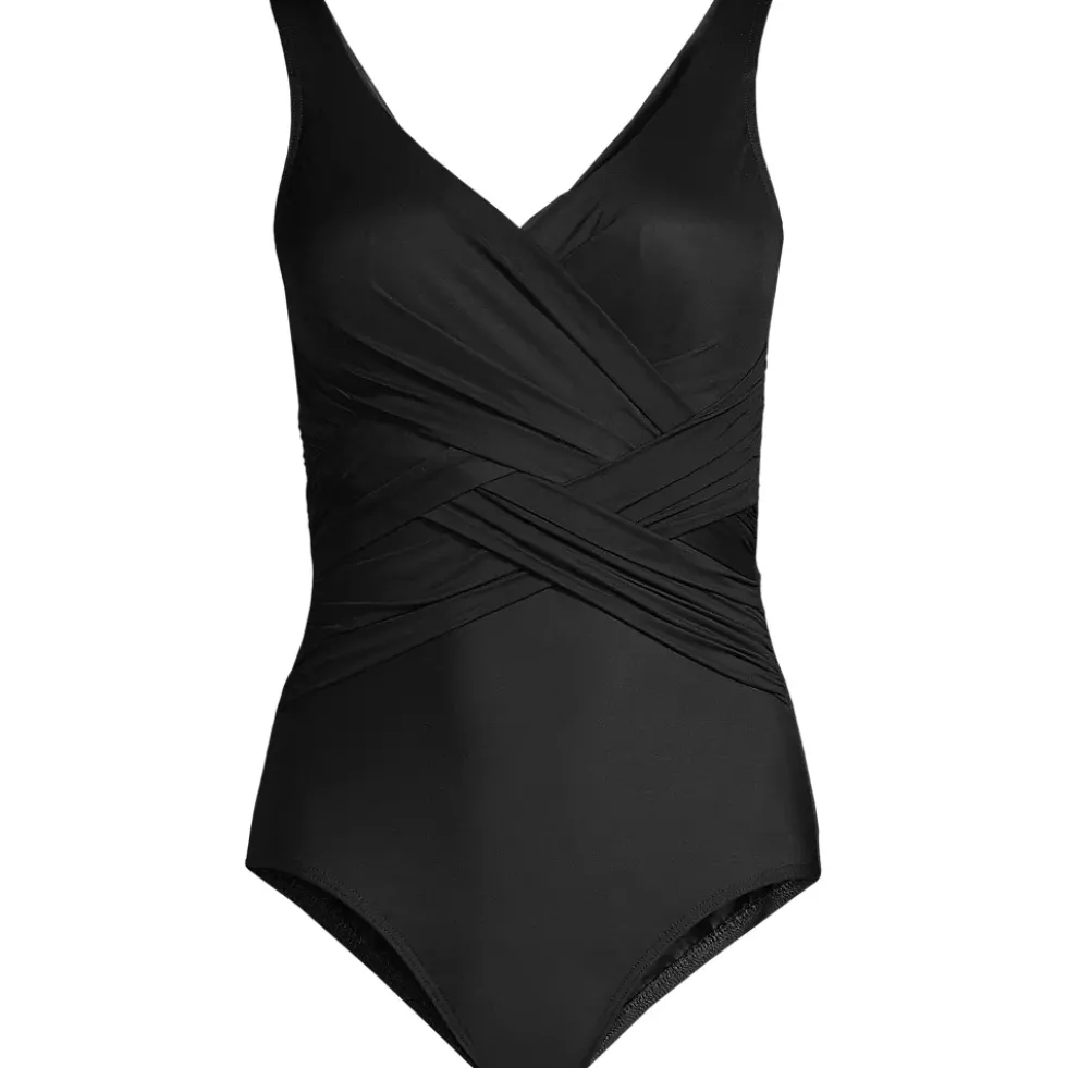 Women's SlenderSuit Wrap One Piece Swimsuit