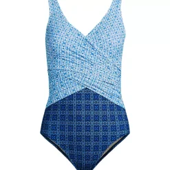 Women's SlenderSuit Wrap One Piece Swimsuit