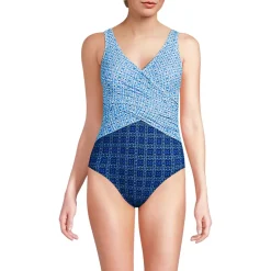 Women's SlenderSuit Wrap One Piece Swimsuit