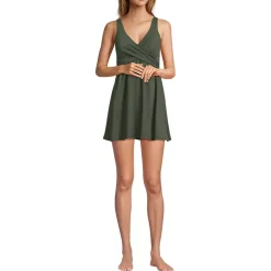 Women's SlenderSuit Wrap Swim Dress Swimsuit