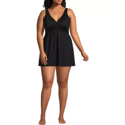 Women's SlenderSuit Wrap Swim Dress Swimsuit