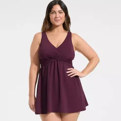 Women's SlenderSuit Wrap Swim Dress Swimsuit