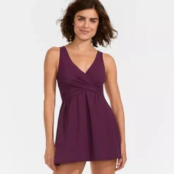 Women's SlenderSuit Wrap Swim Dress Swimsuit