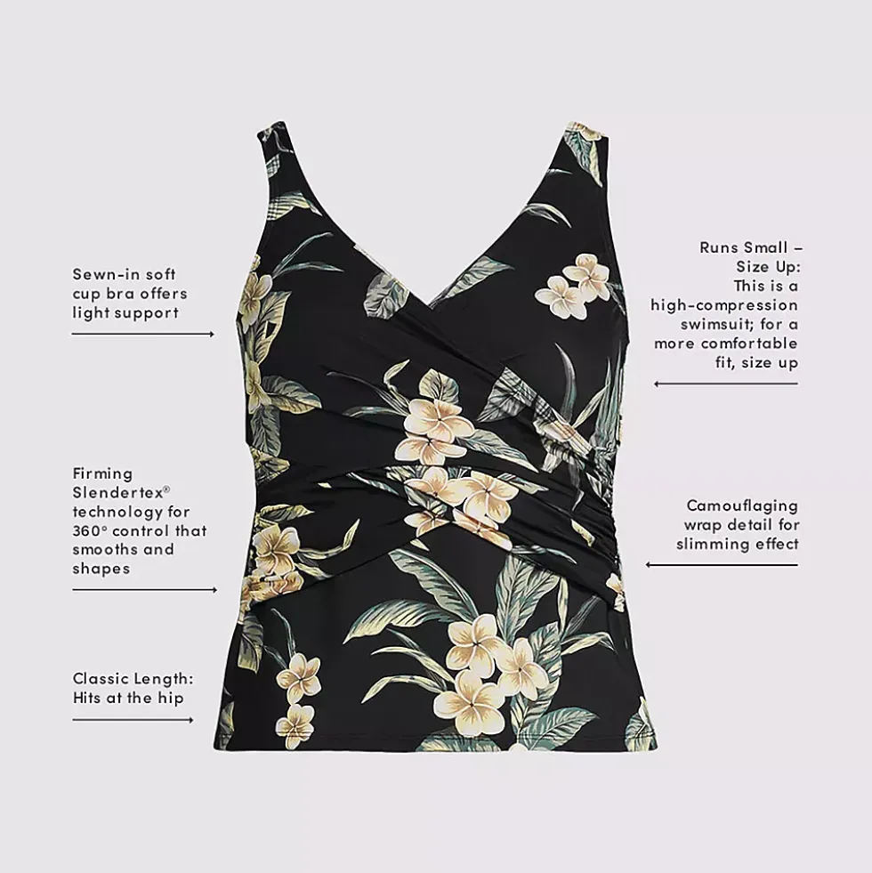 Women's SlenderSuit Wrap Tankini Top