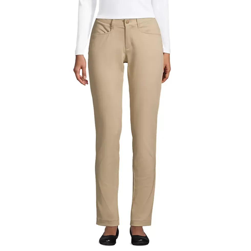 Women's Slim Fit Stretch Chino Pants