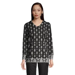 Women's Slub Jersey Hooded Tunic