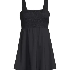 Women's Smocked Swim Dress Swimsuit