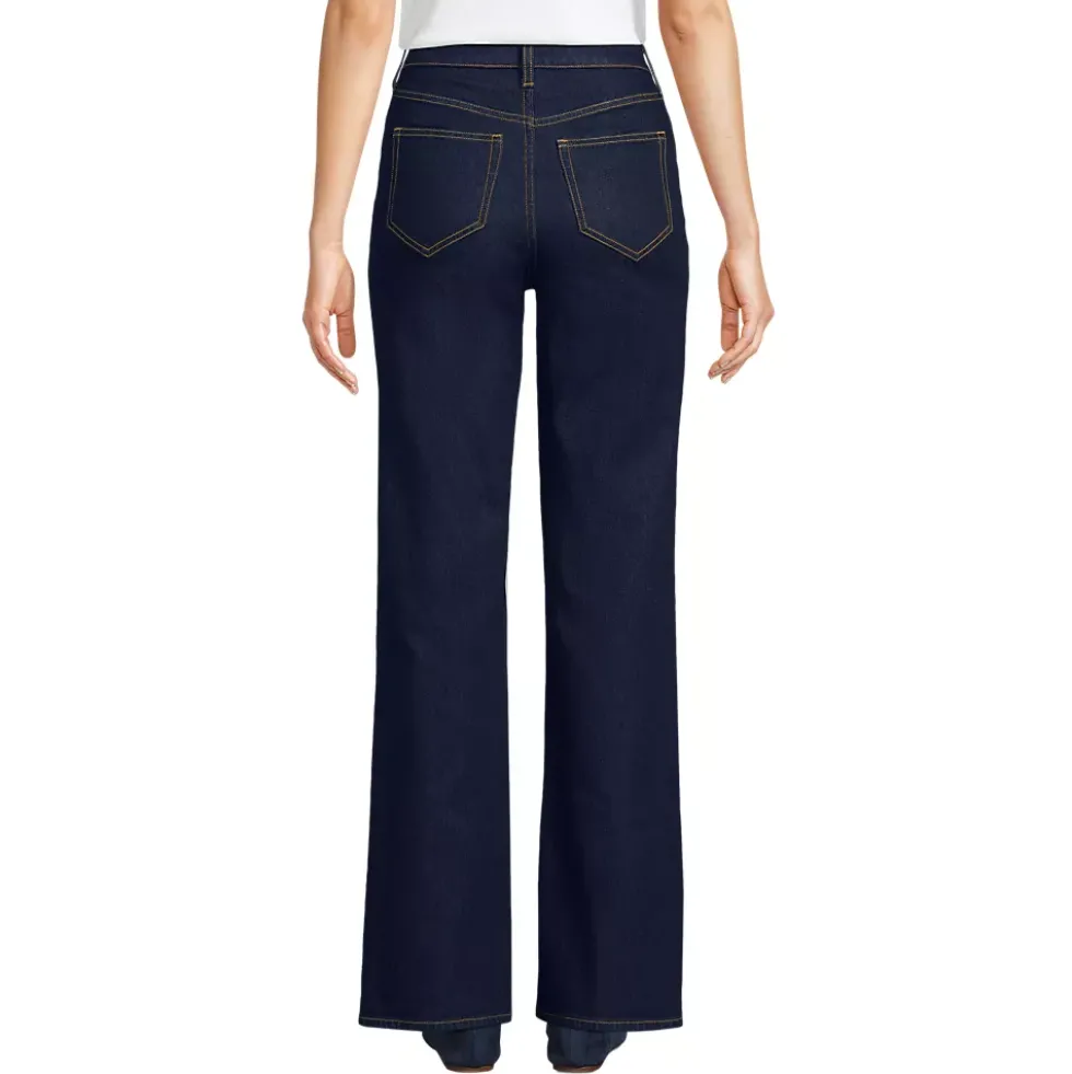 Women's Soft Denim High Rise Classic Flare Jeans