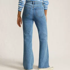 Women's Soft Denim High Rise Classic Flare Jeans