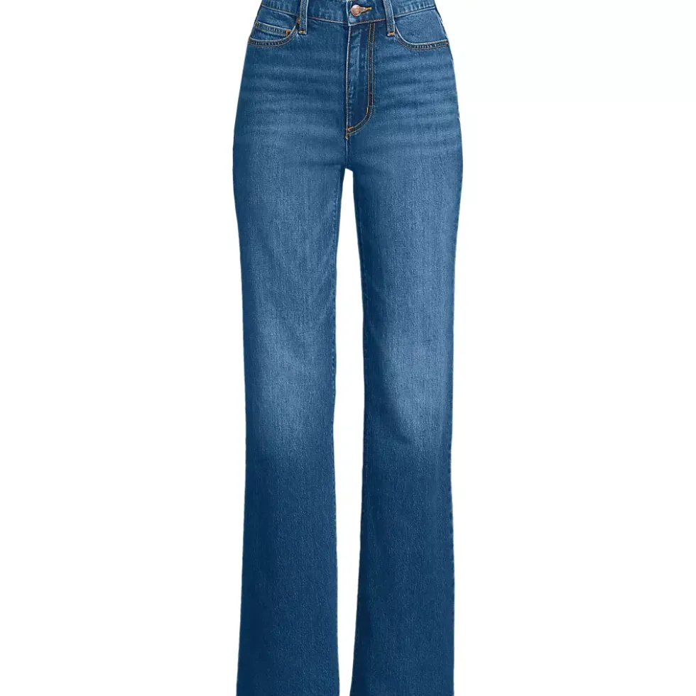 Women's Soft Denim High Rise Classic Flare Jeans
