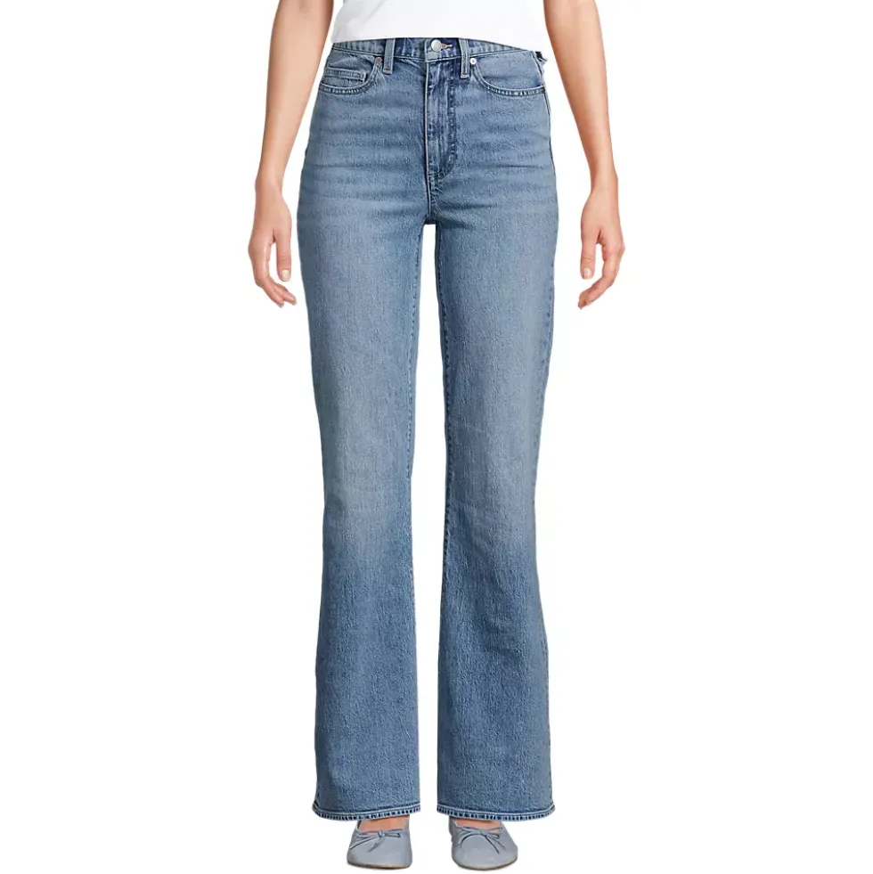 Women's Soft Denim High Rise Classic Flare Jeans