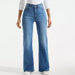 Women's Soft Denim High Rise Classic Flare Jeans