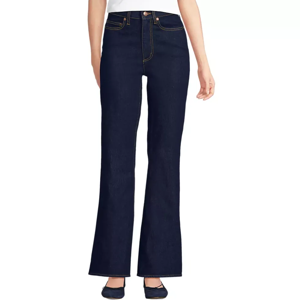 Women's Soft Denim High Rise Classic Flare Jeans