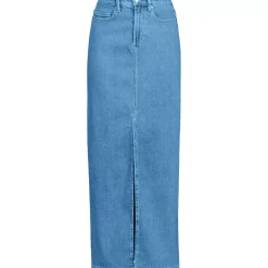 Women's Soft Denim Maxi Skirt