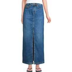 Women's Soft Denim Maxi Skirt