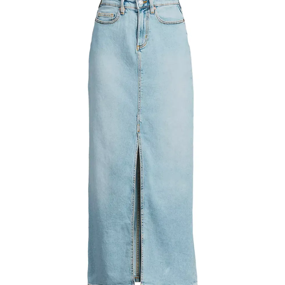 Women's Soft Denim Maxi Skirt