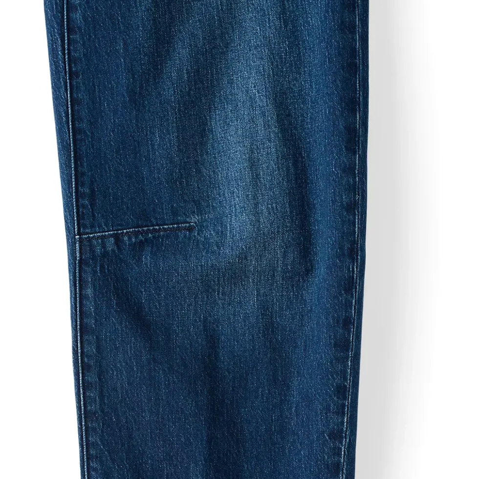 Women's Soft Denim Relaxed Barrel Leg Ankle Jeans