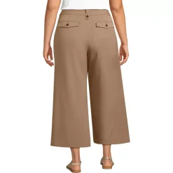 Women's Soft Polish High Rise Wide Leg Crop Pants